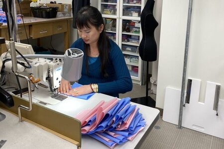 Nordstrom sewing Masks for Healthcare Workers