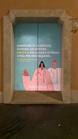 Rinascente's #STAYHOMESTAYSTRONG Campaign