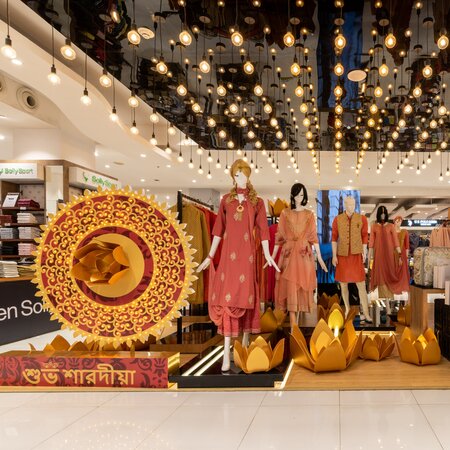 Experience of Durga Pooja Pandals at Shoppers Stop
