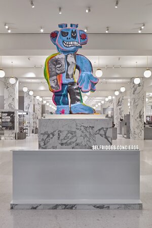 Hank Grüner Installation at Selfridges