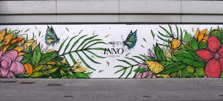 Artist DZIA brings colour to INNO