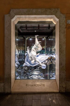 Vespa in Rinascente Rome