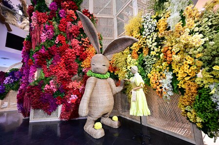 Central Department Store's 75th Anniversary with flowers