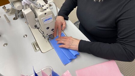 Nordstrom sewing Masks for Healthcare Workers