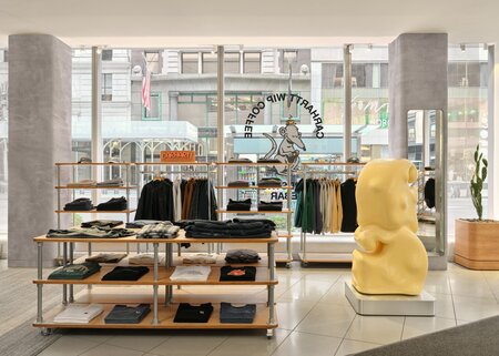 Carhartt WIP Coffee Concept at Nordstrom NY