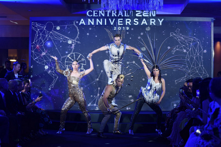 Heavenly flower show for Central's 72nd birthday