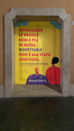 Rinascente's #STAYHOMESTAYSTRONG Campaign