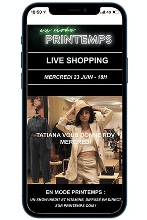 Printemps launches Livestream Experience