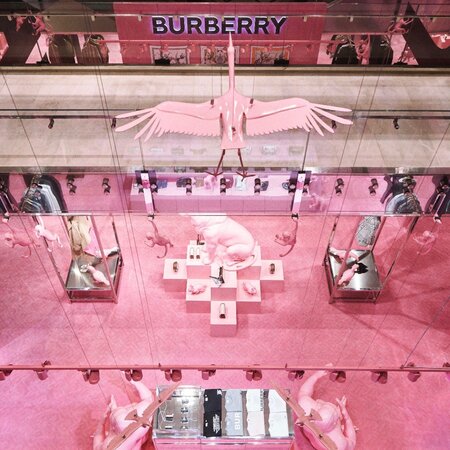 Burberry Installation at Printemps